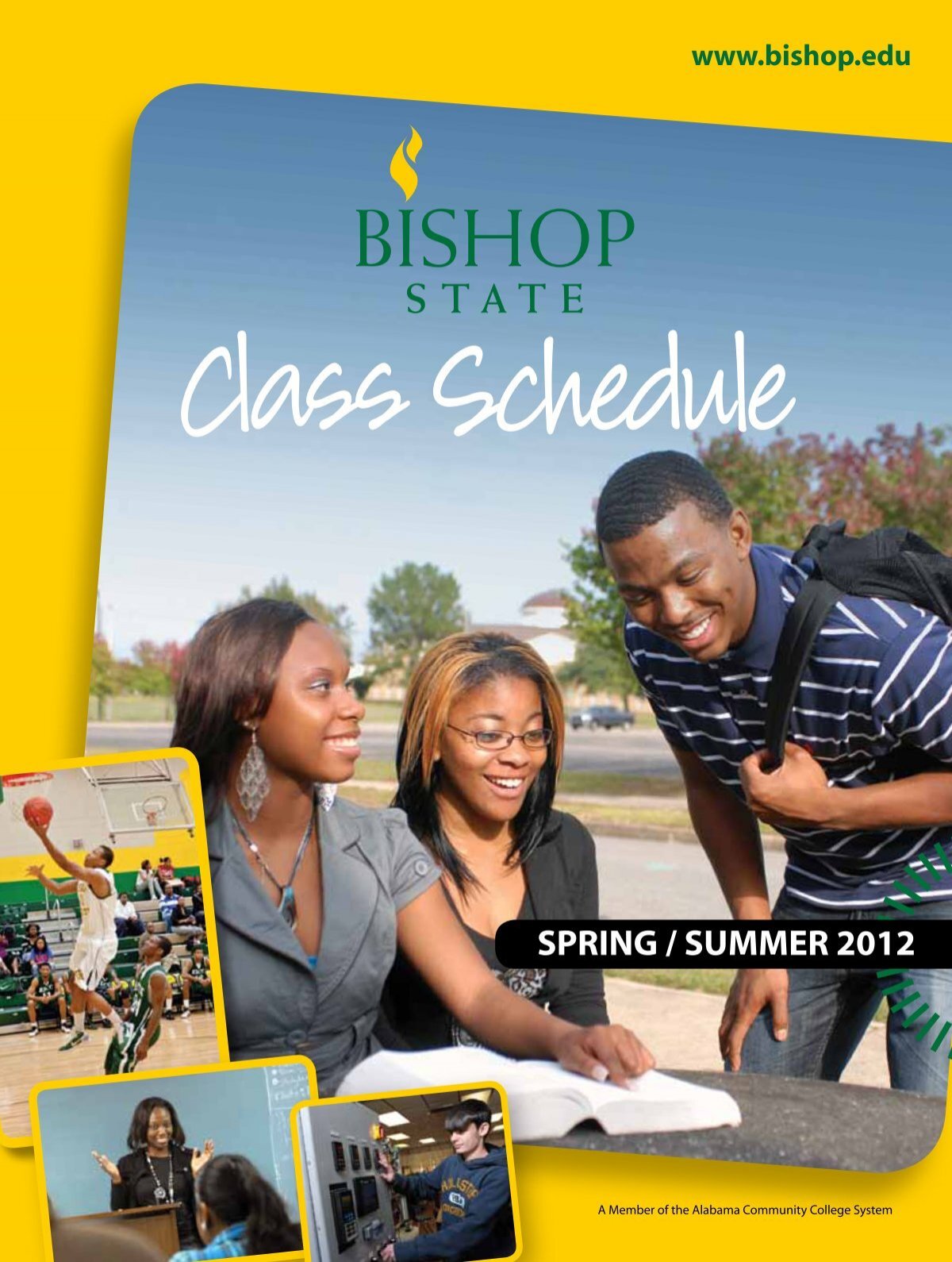 2012 Summer Schedule (PDF) Bishop State Community College