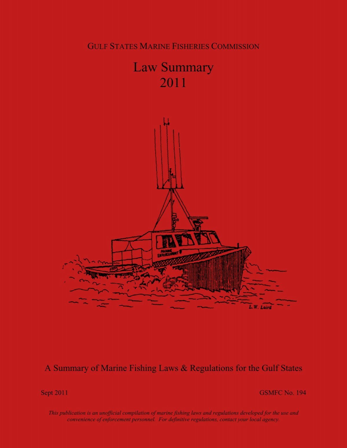 Basic Commercial Fishing Regulations - Gulf States Marine