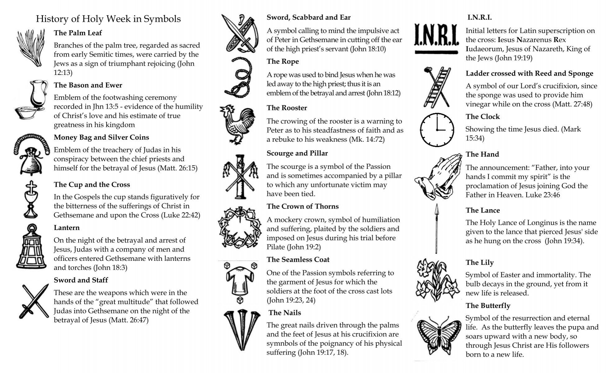 holy saturday symbols