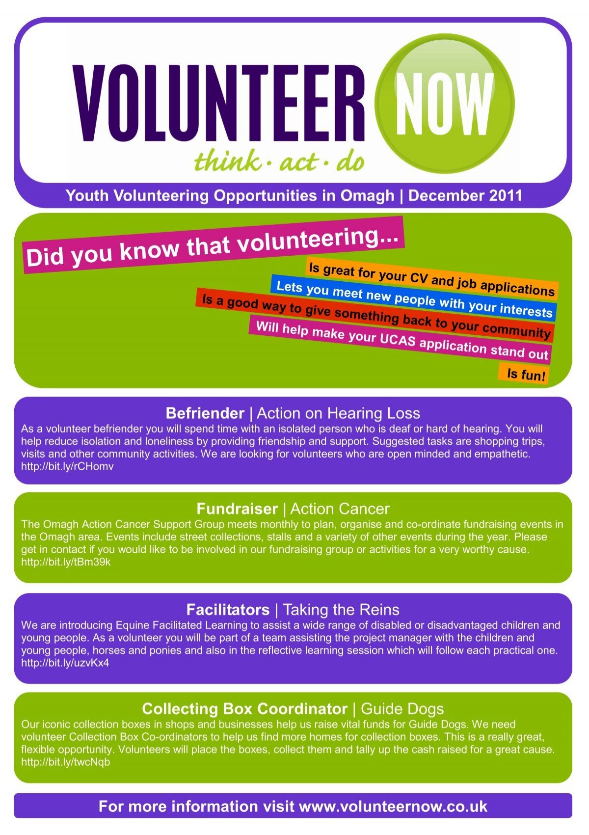 Volunteer Opportunities for Youth