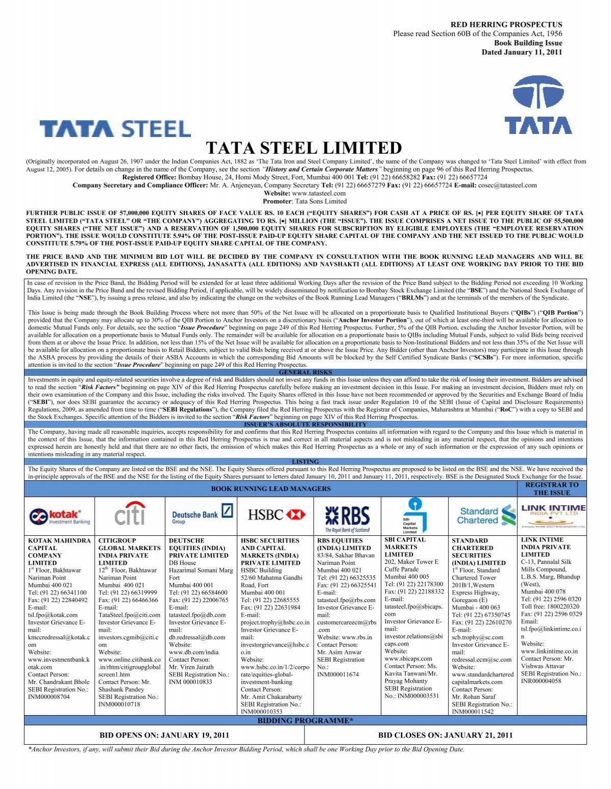  B2B Portal: NL-Tata Steel Europe mulls reline