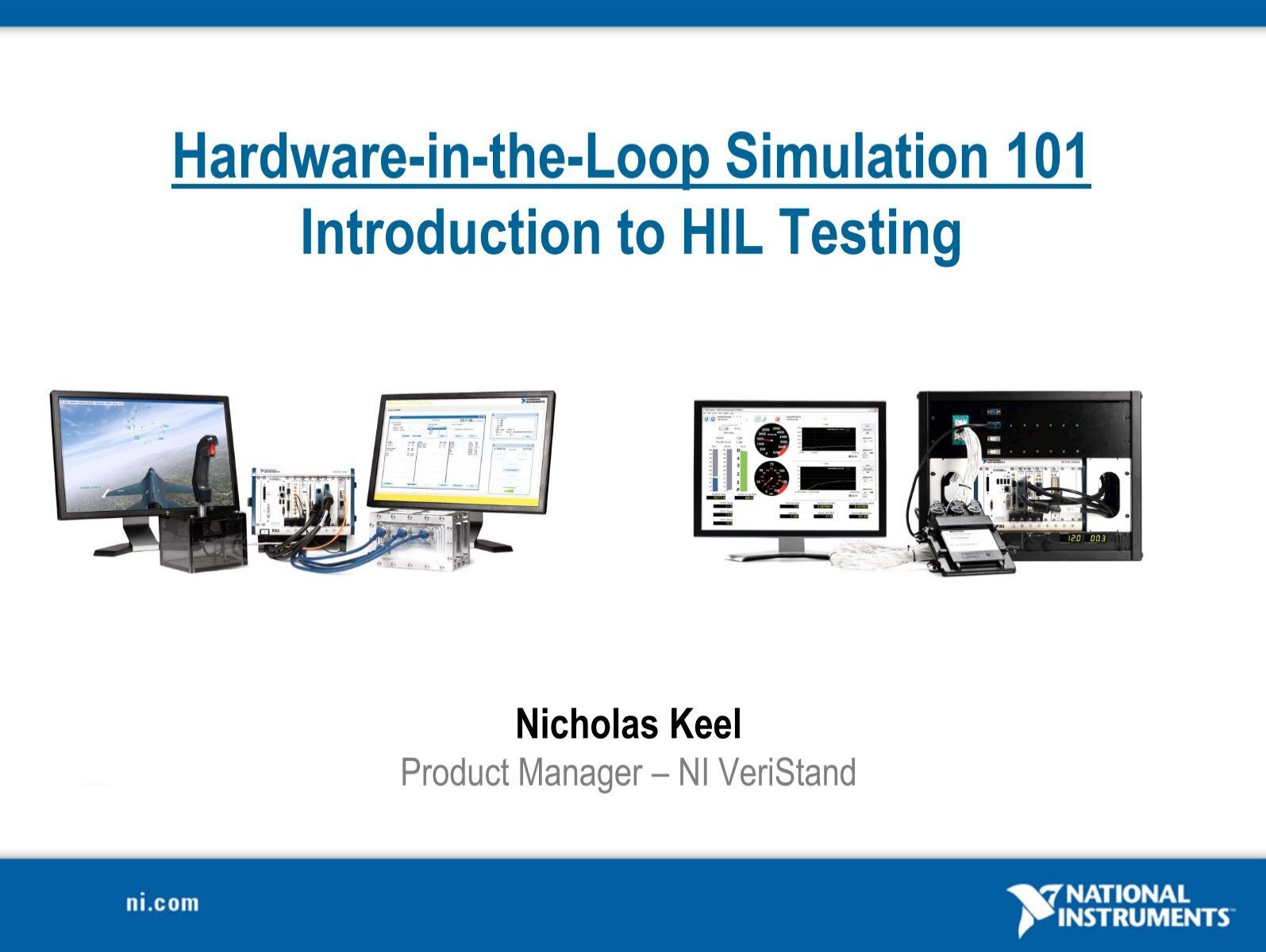 Automotive Hardware-in-the-Loop (HIL) Test - National Instruments - NI