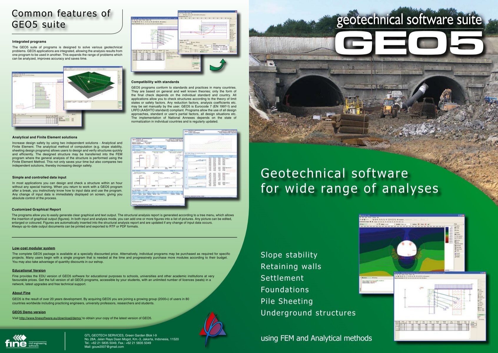 Pile Group  Geotechnical Software GEO5