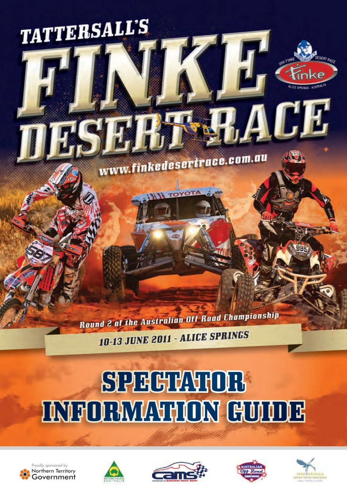 Spectator Information Guide Finke Desert Race
