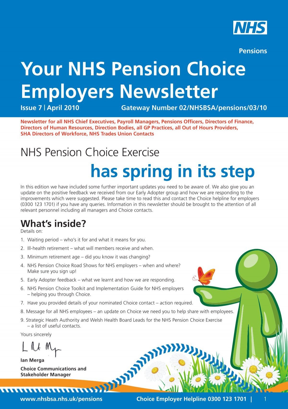 Choice Newsletter Nhs Business Services Authority