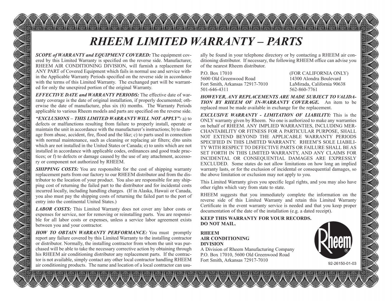 rheem-limited-warranty-parts-rheemote-net