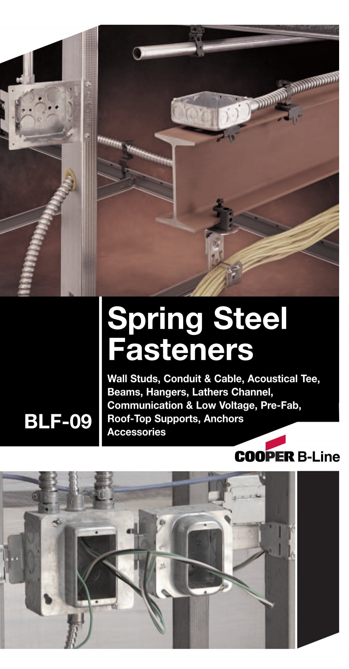 Cooper B Line Spring Steel Fasteners Dixie Construction Products