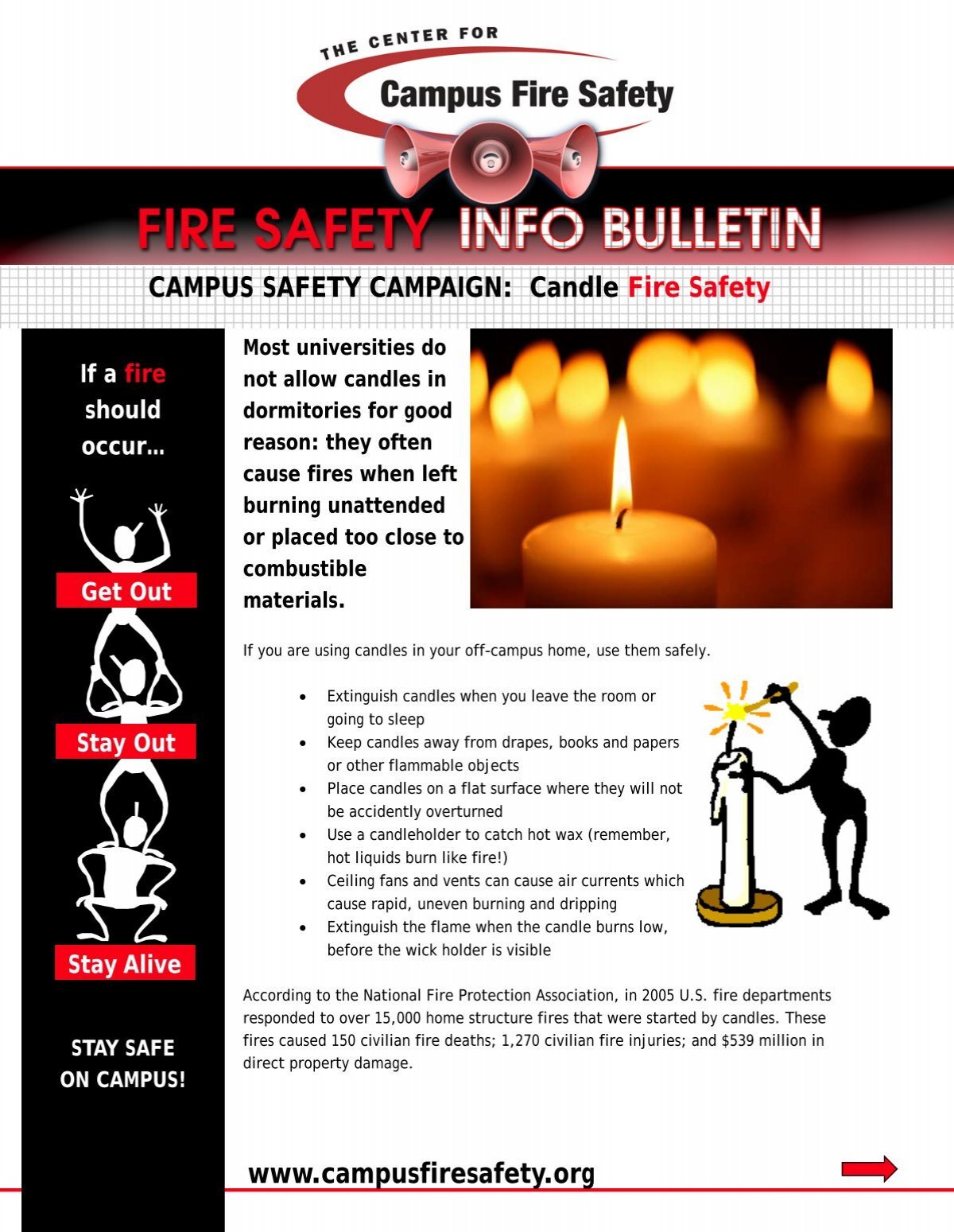 Worcester Fire Department - Today is Candle Safety Day. Quick Tips: - Burn  candles within a 1 foot circle, free of anything that can burn. - Before  you leave a room or