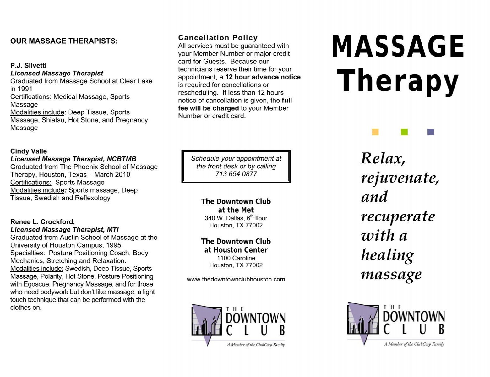 Kinetic Bodyworks, licensed massage therapists, Houston, TX