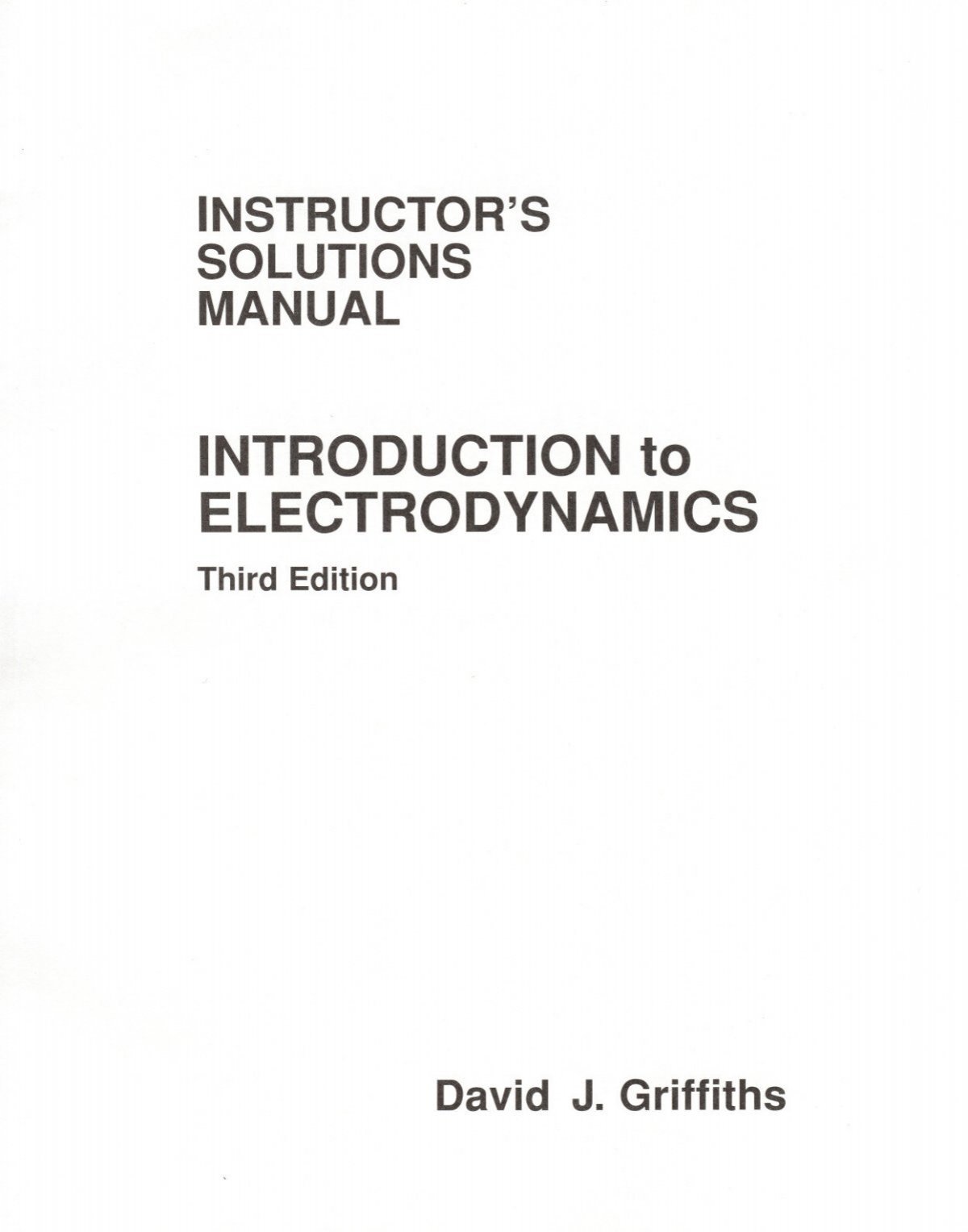 Introduction To Electrodynamics Unix Eng Ua Edu
