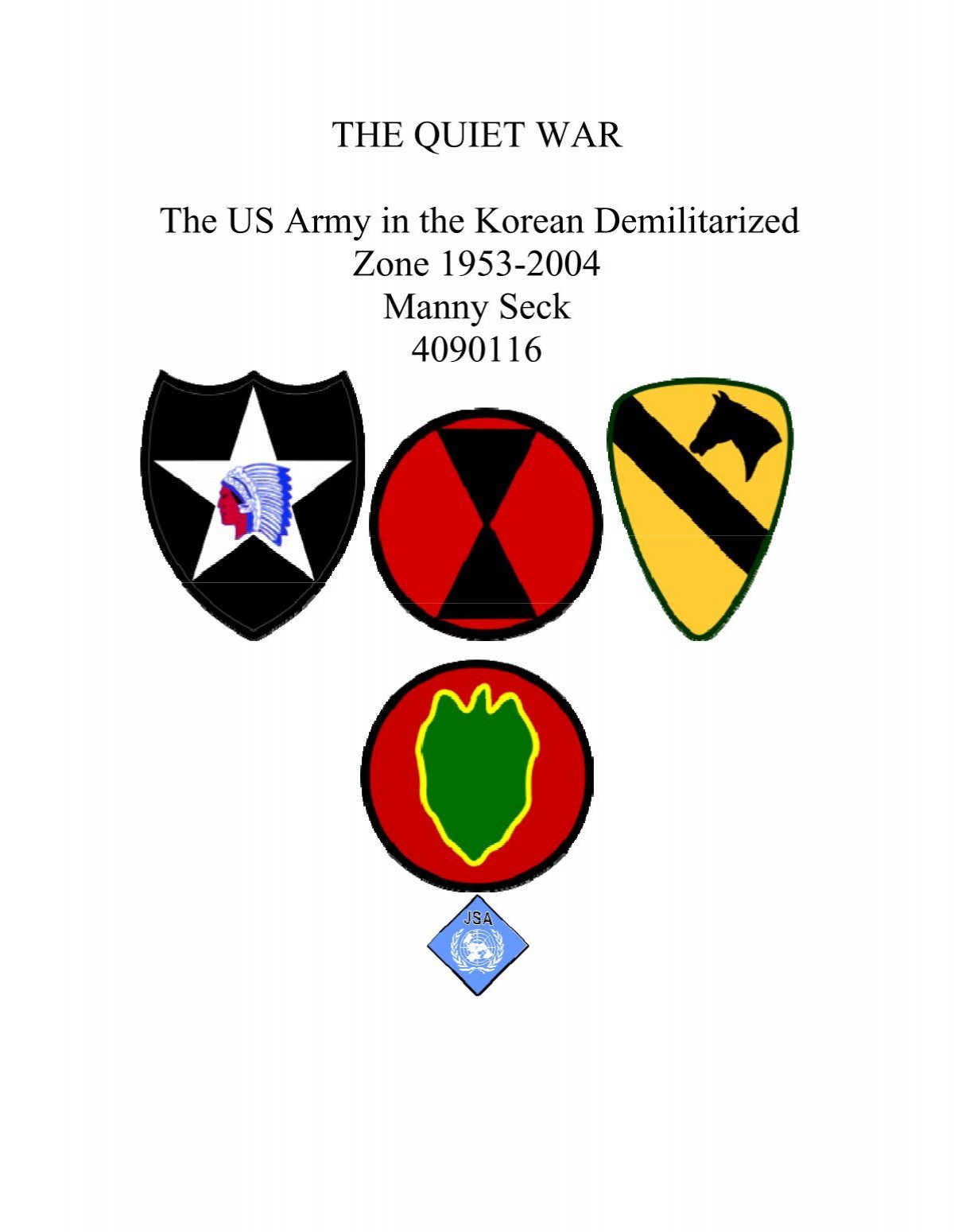 thesis statement of korean war