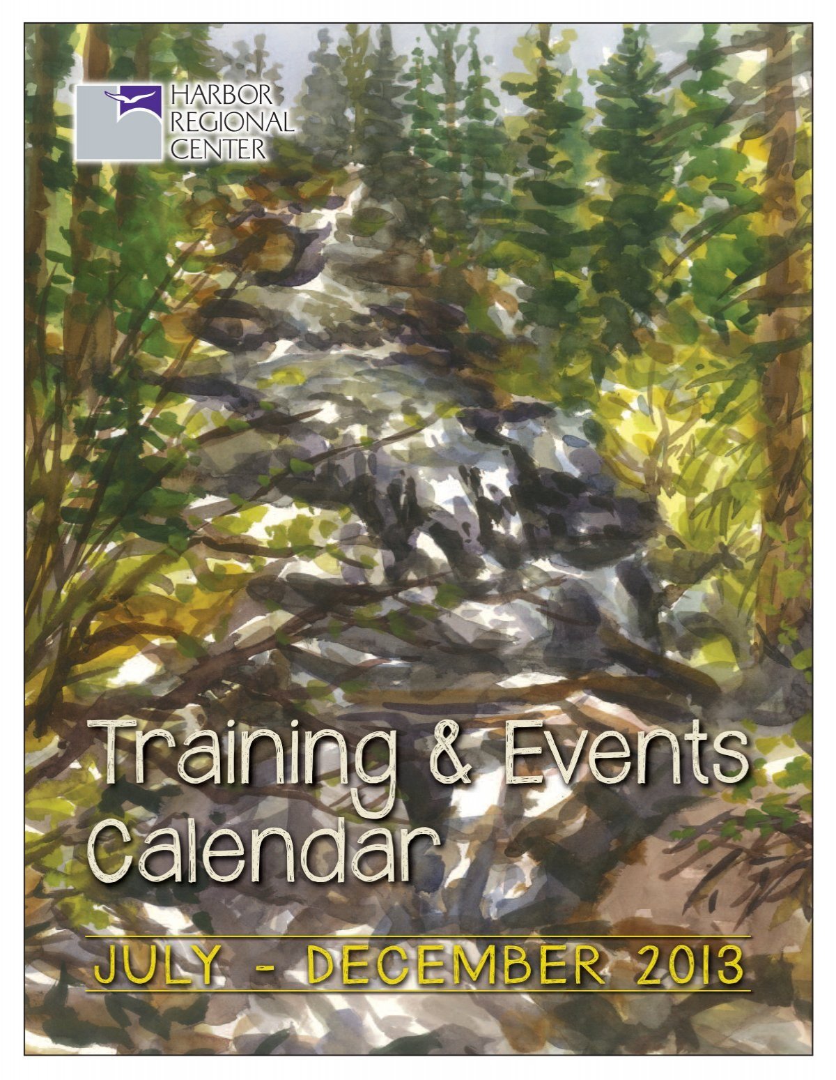 Training Events Calendar Harbor Regional Center