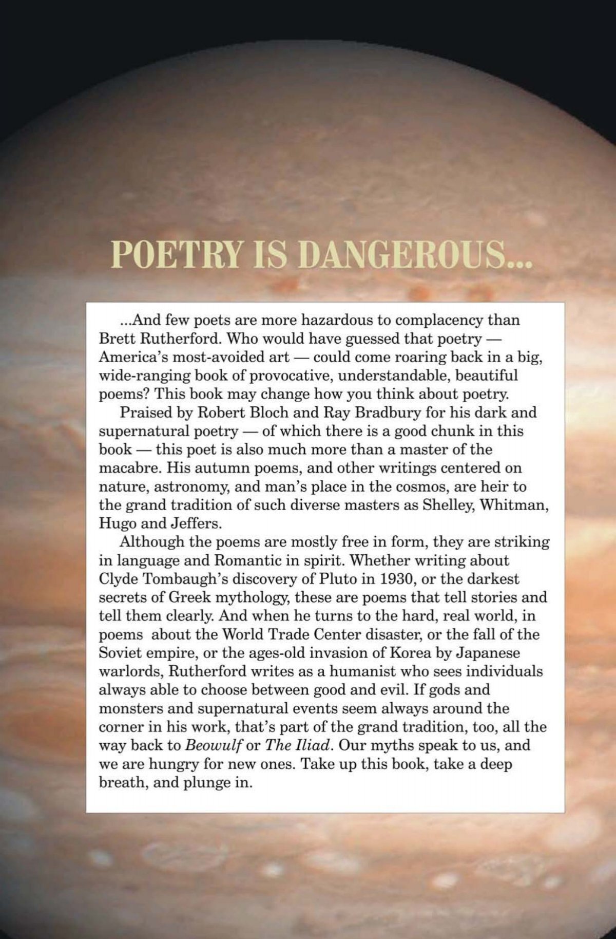 The Gods As They Are, On Their Planets - The Poet's Press