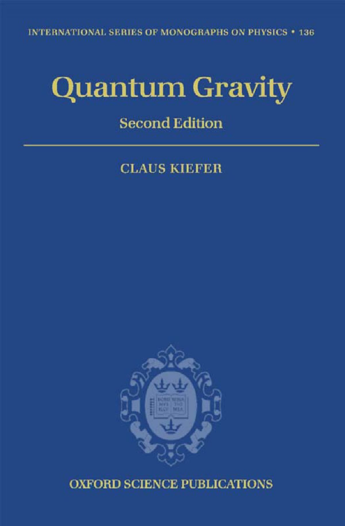 Kiefer C Quantum Gravity