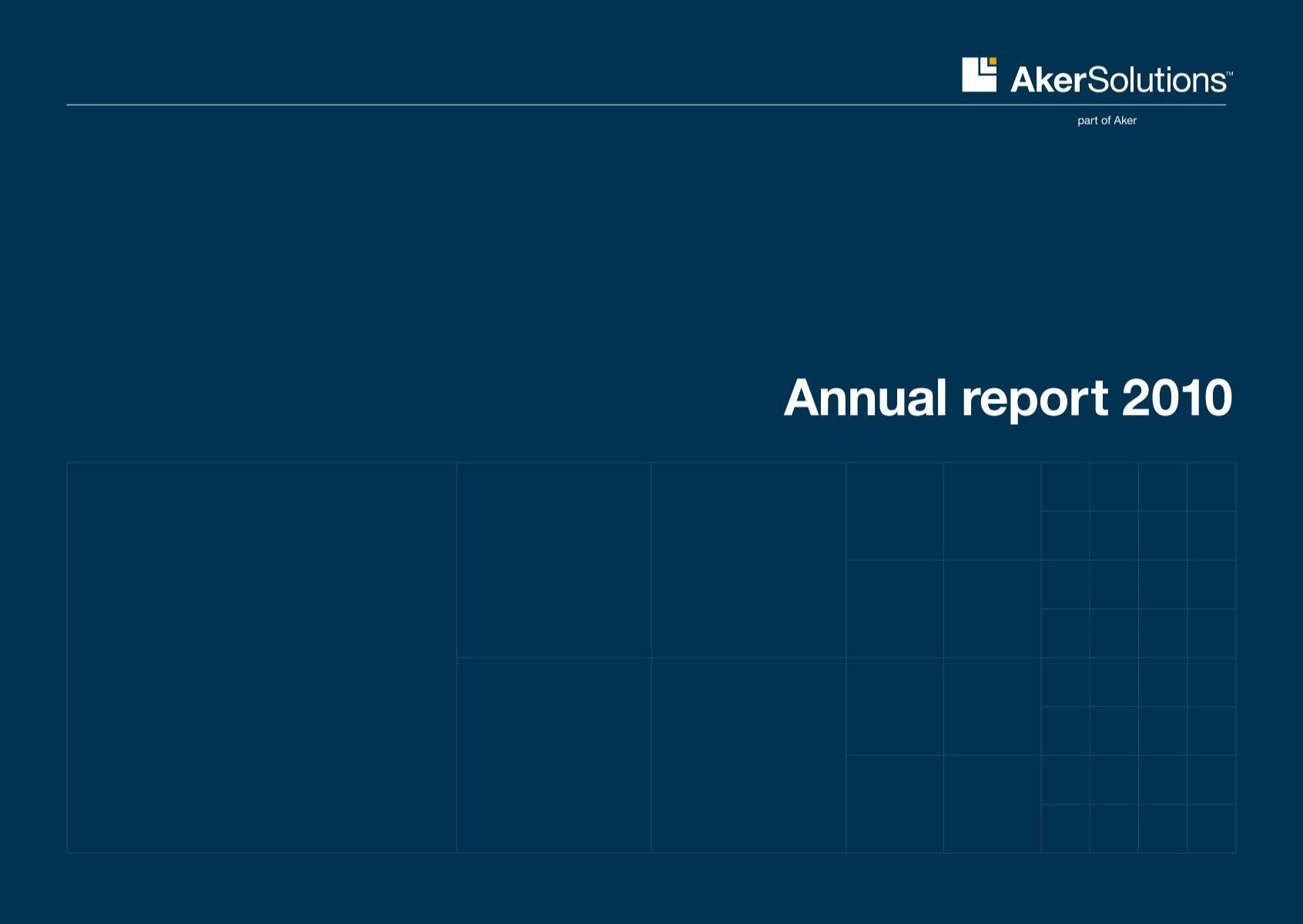 Annual report 2010 - Aker Solutions