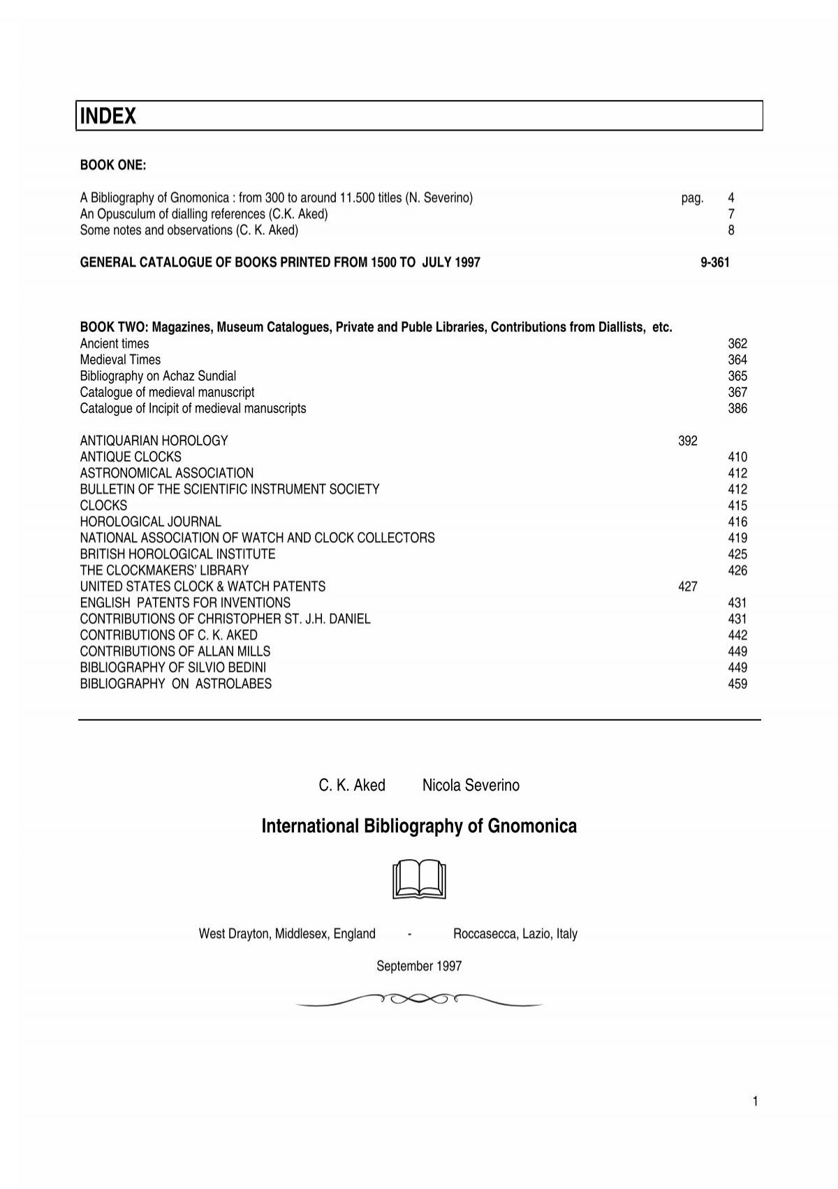 International Bibliography Of Gnomonica General - roblox oder exposed 433 fitz