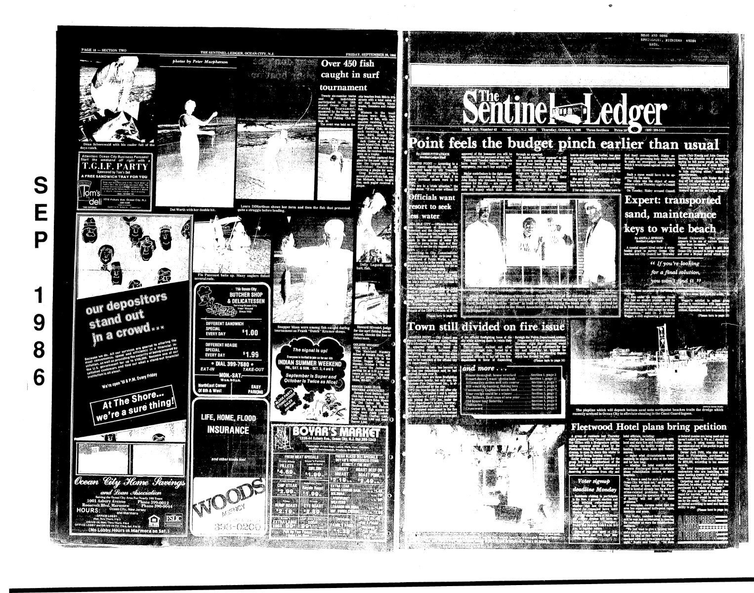 Oct 1986 - Ocean County of Archives Newspaper