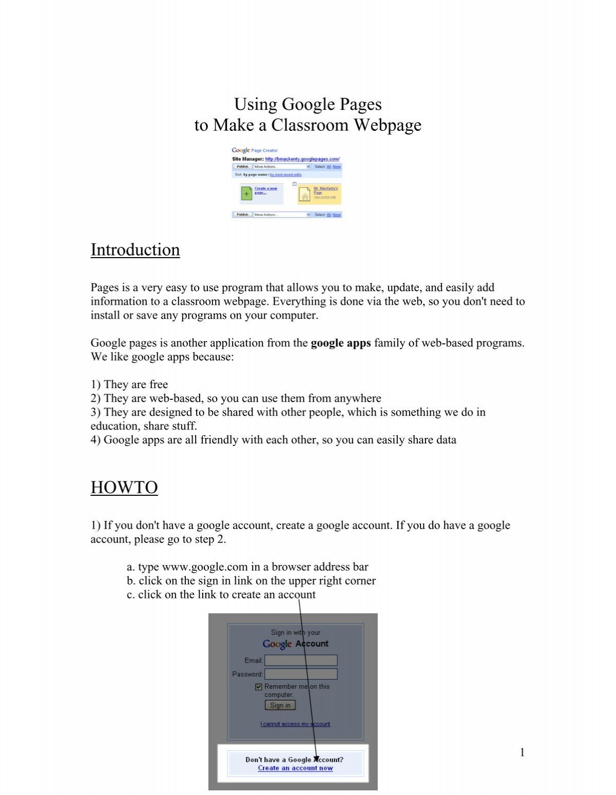 using-google-pages-to-make-a-classroom-webpage-introduction