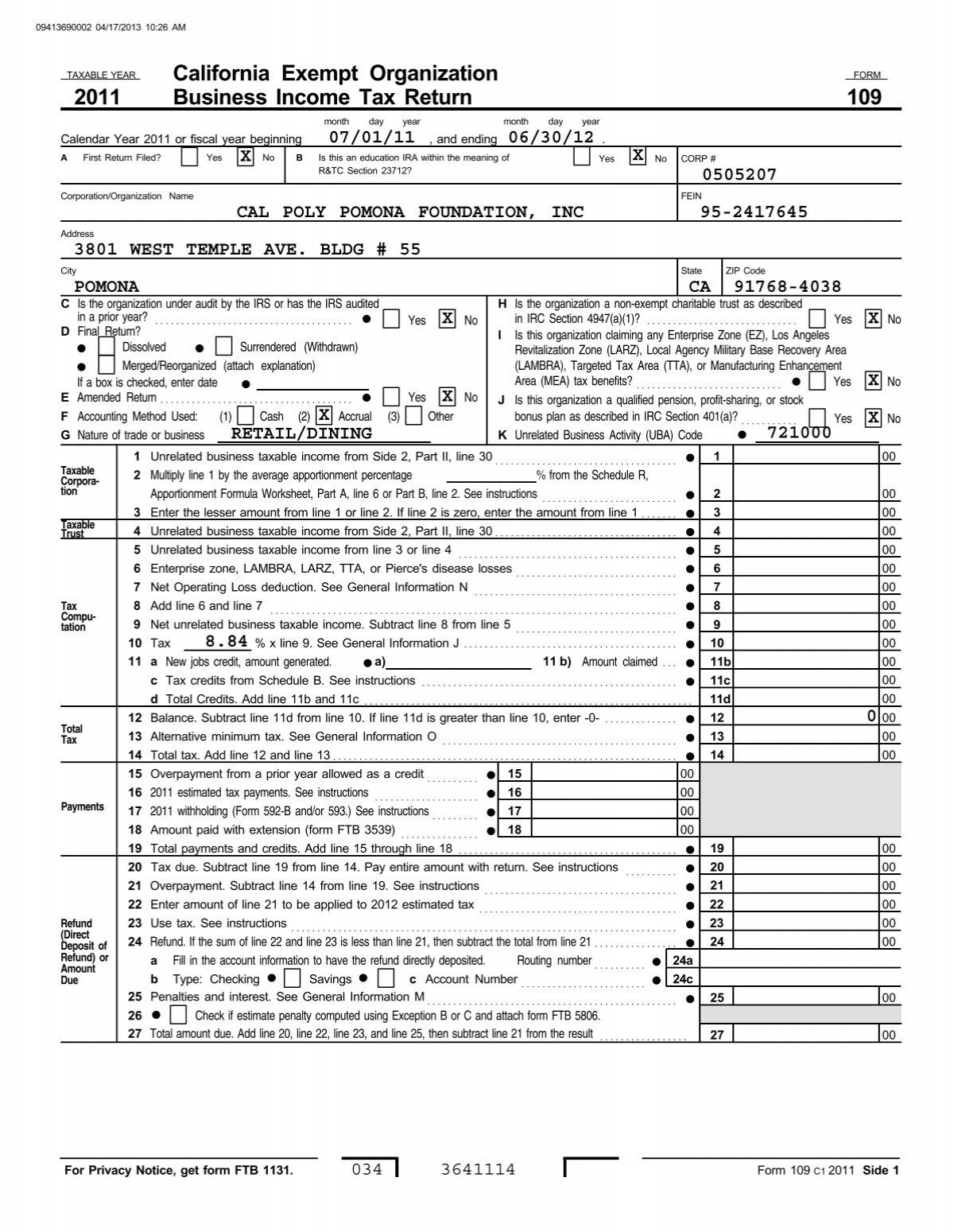 ca-exempt-organization-business-income-tax-return-form-109