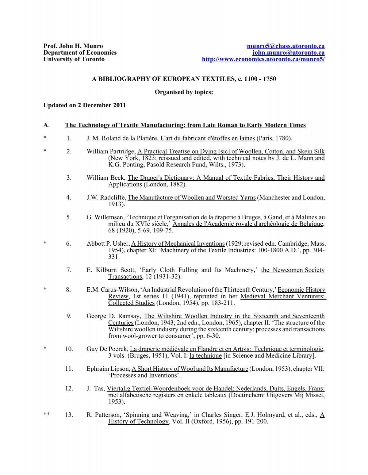 a bibliography arranged by topics and areas department of
