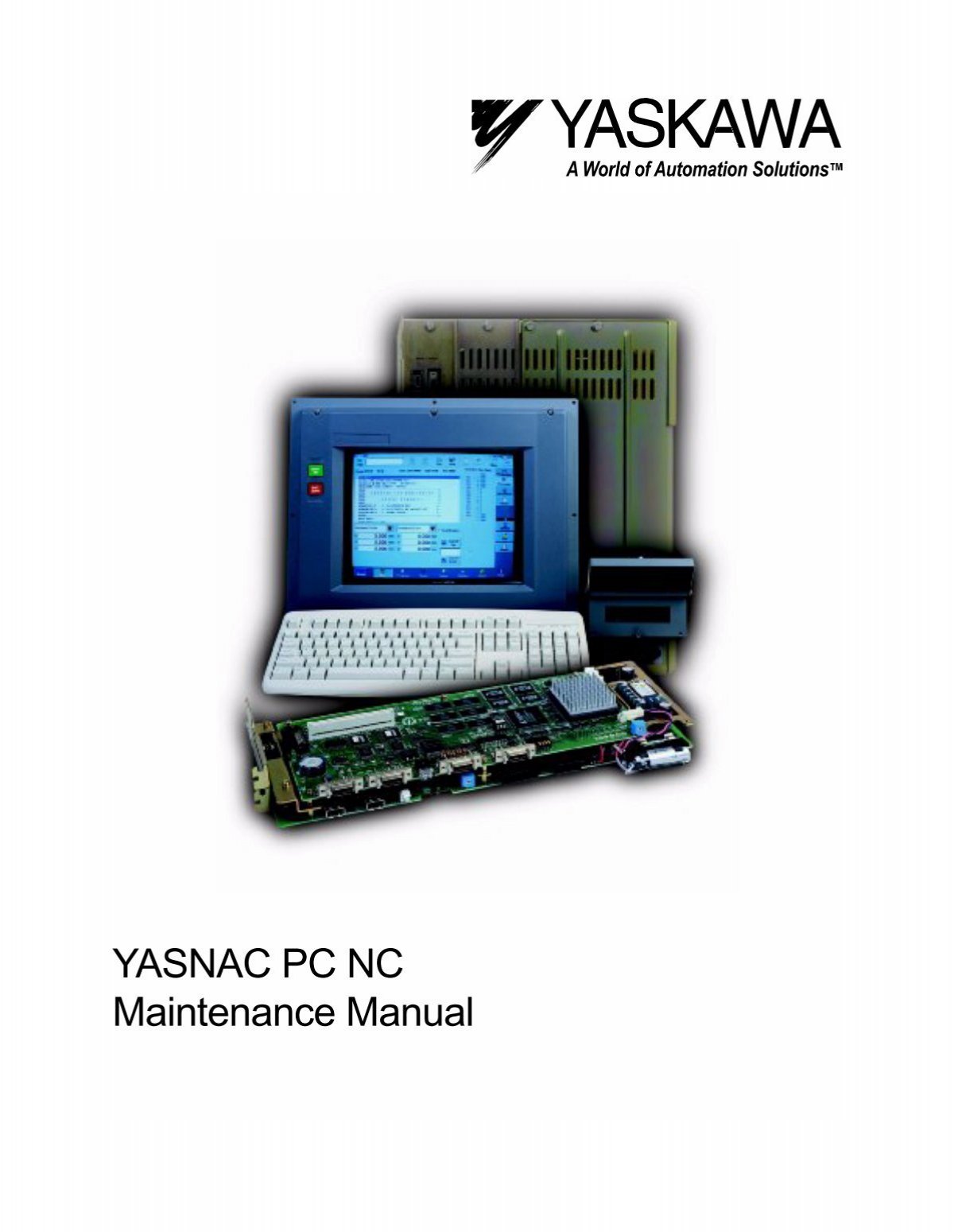 YASNAC PC NC Maintenance Manual - Yaskawa
