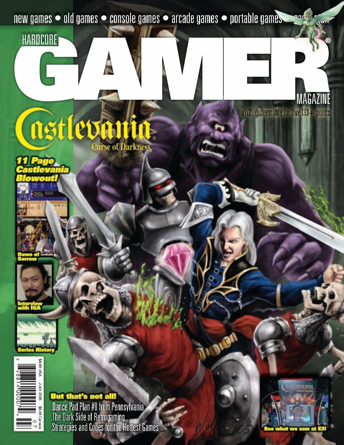 Volume 1 Issue 2 July 2005 Castlevania: Curse of - Hardcore Gamer