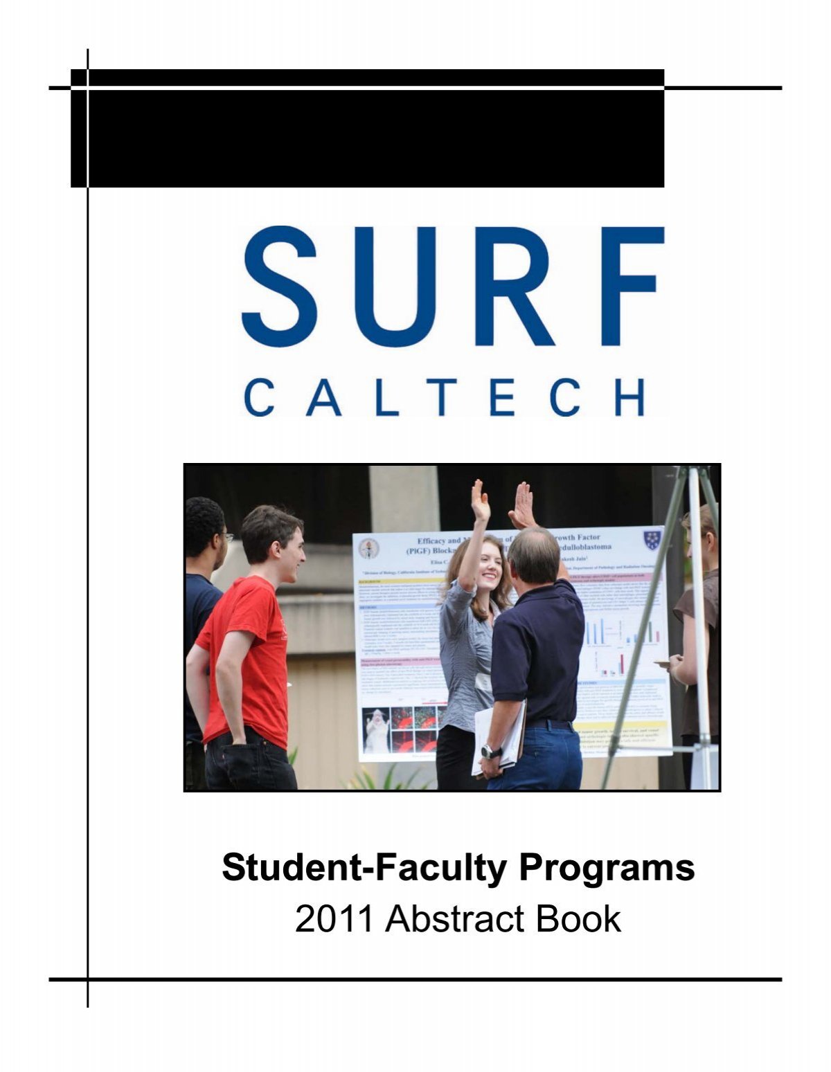 Student-Faculty Programs 2011 Abstract Book - Summer