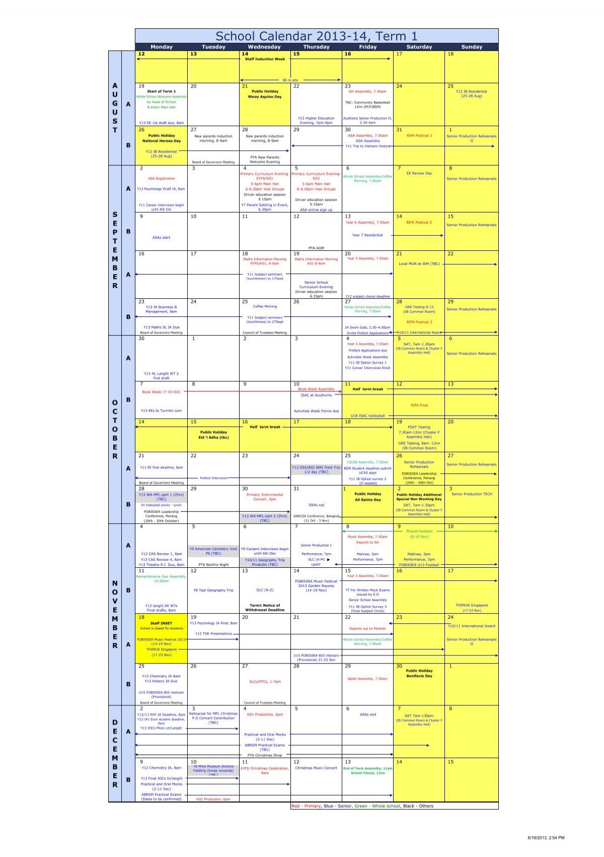 british school manila calendar        <h3 class=
