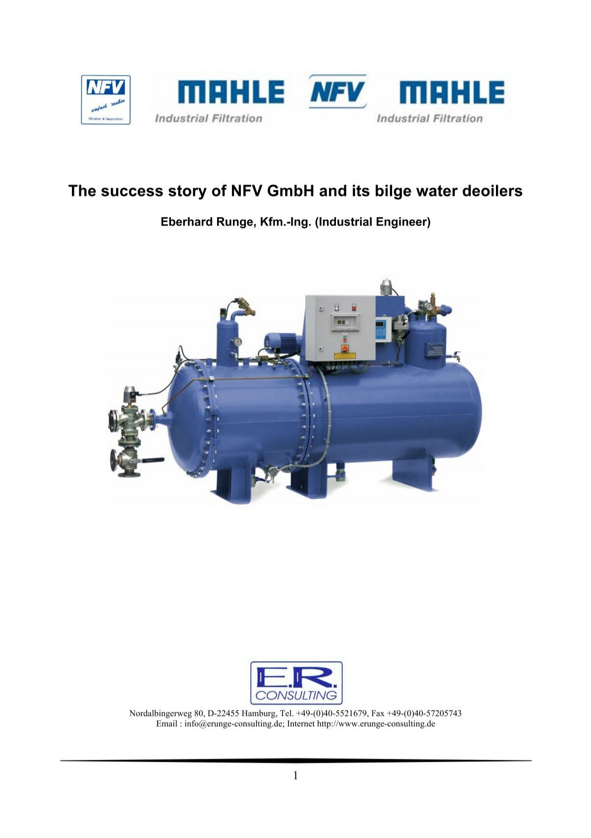 NFV - Bilge Water Separator Type MPEB