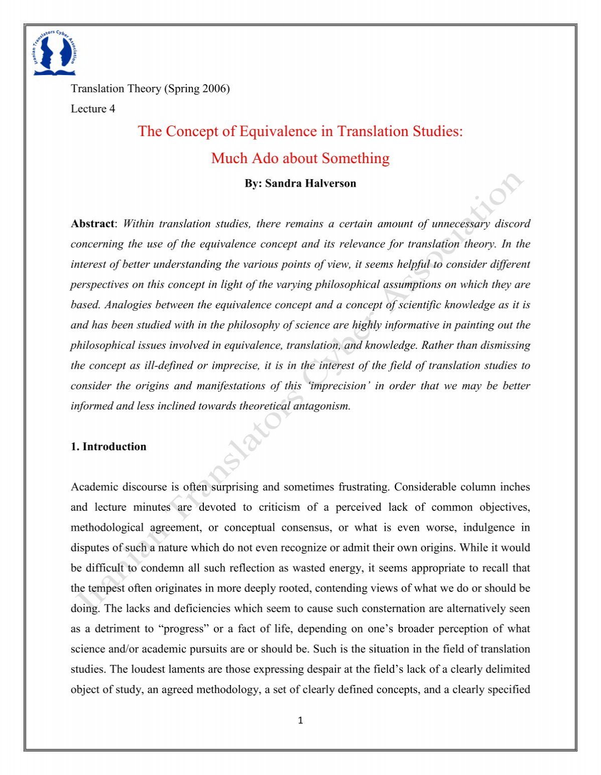 PDF) Doubts about Deconstruction as a General Theory of Translation