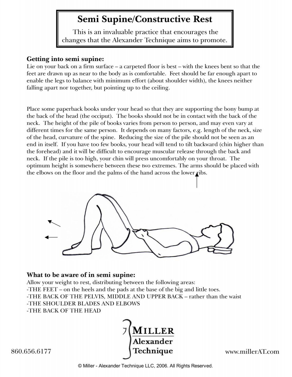 Semi-Supine Laying Down / Constructive Rest Position – WorkoutLabs Exercise  Guide