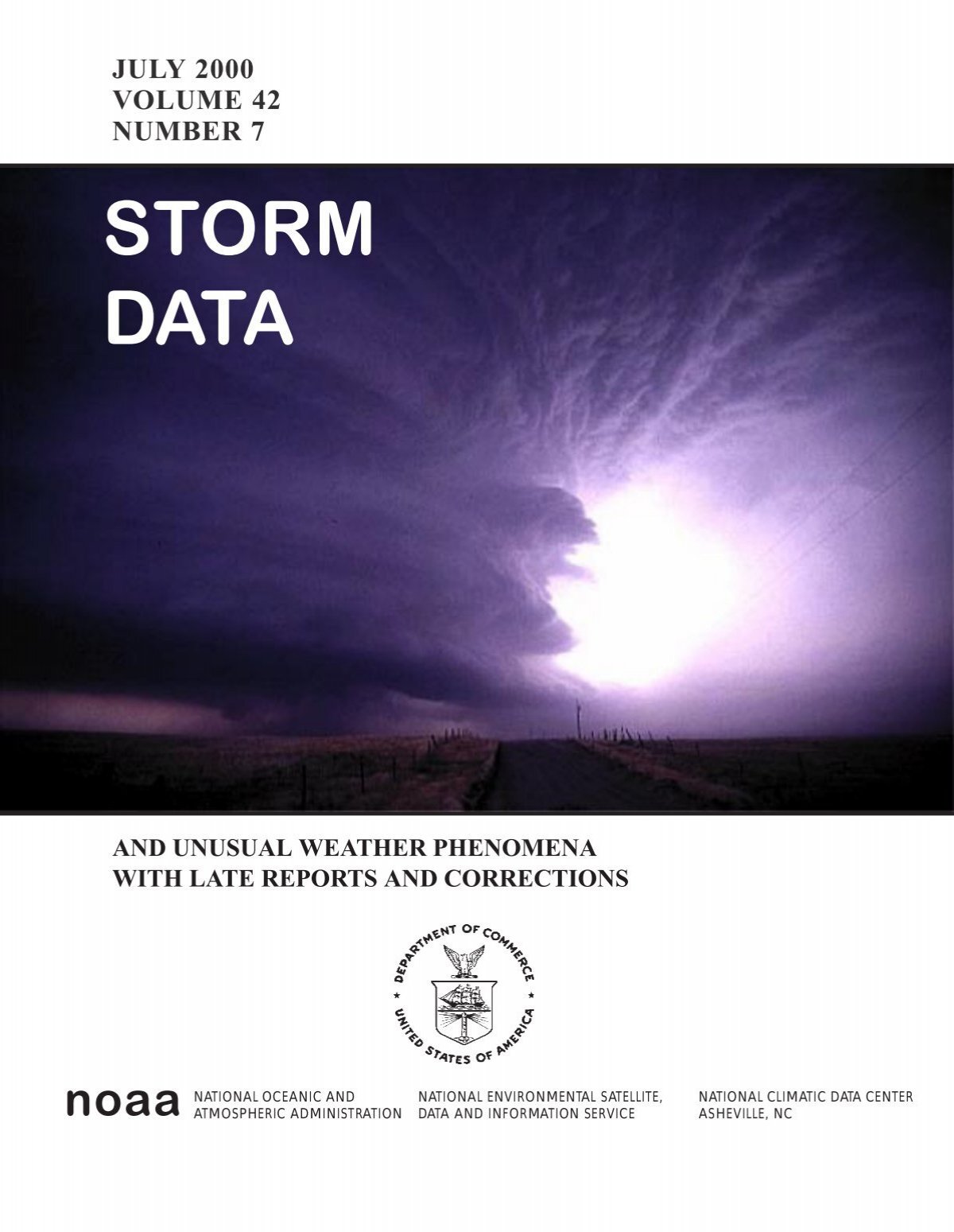 Storm Data and Unusual Weather Phenomena - CIG - Mesonet