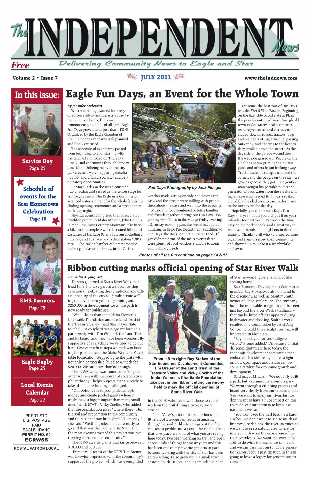 Eagle Fun Days, an Event for the Whole Town - Independent News