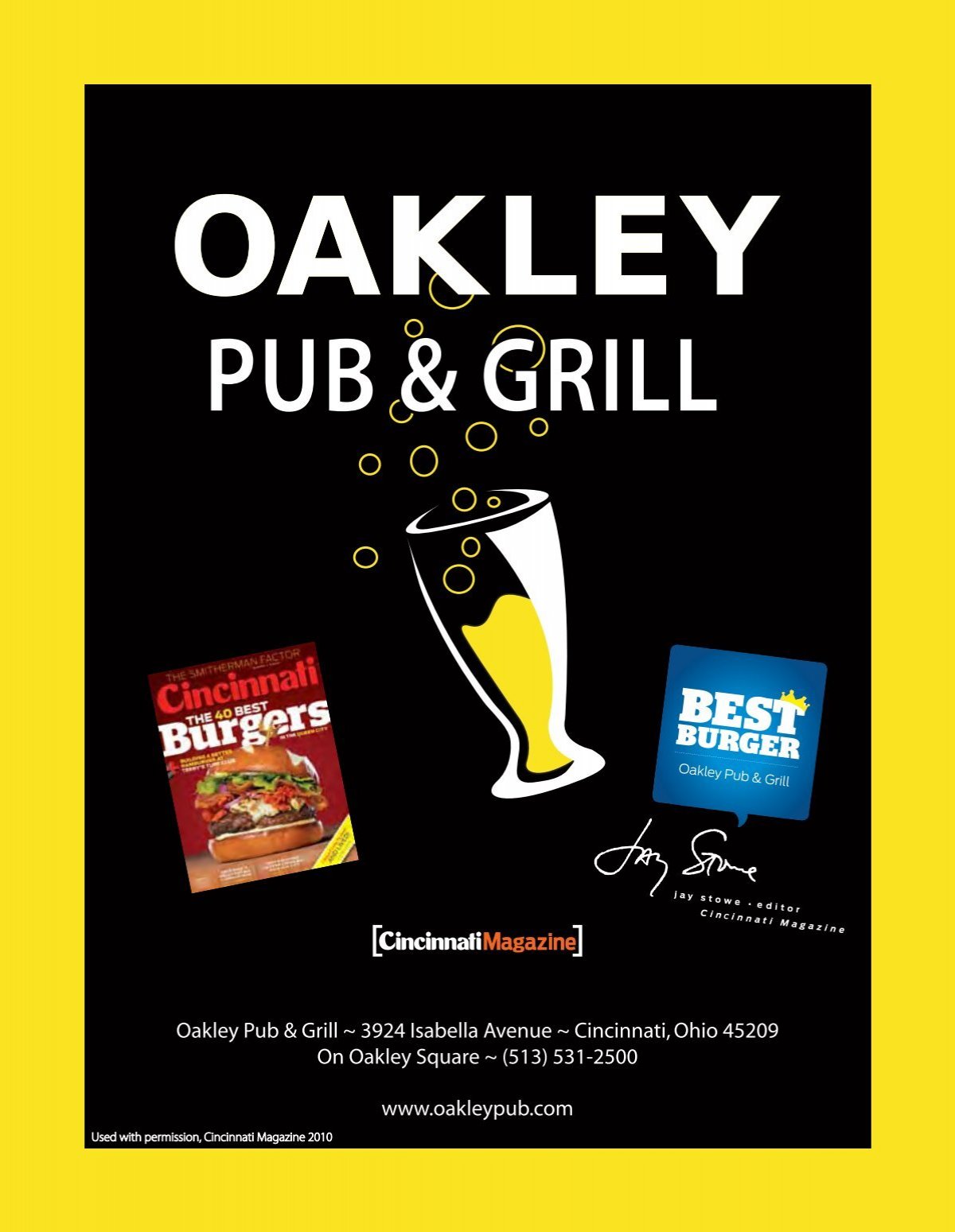 oakley pub and grill happy hour