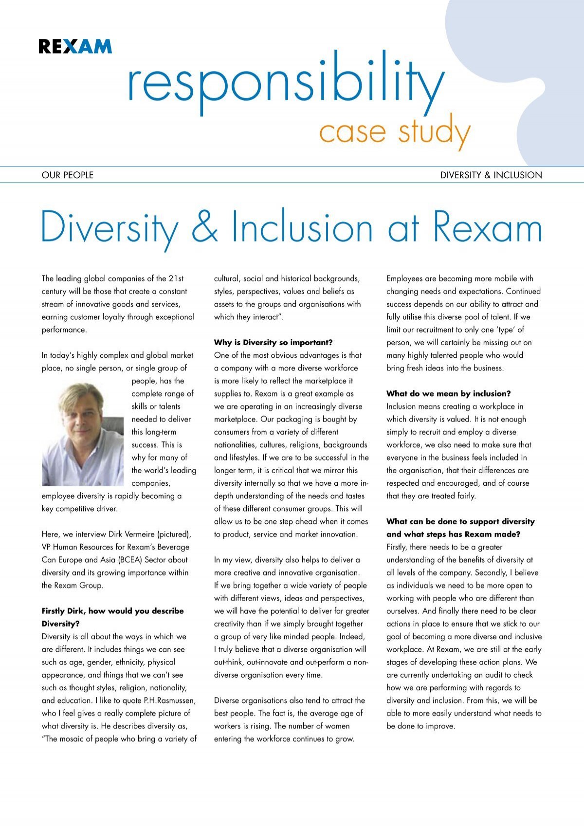 equality and diversity case studies