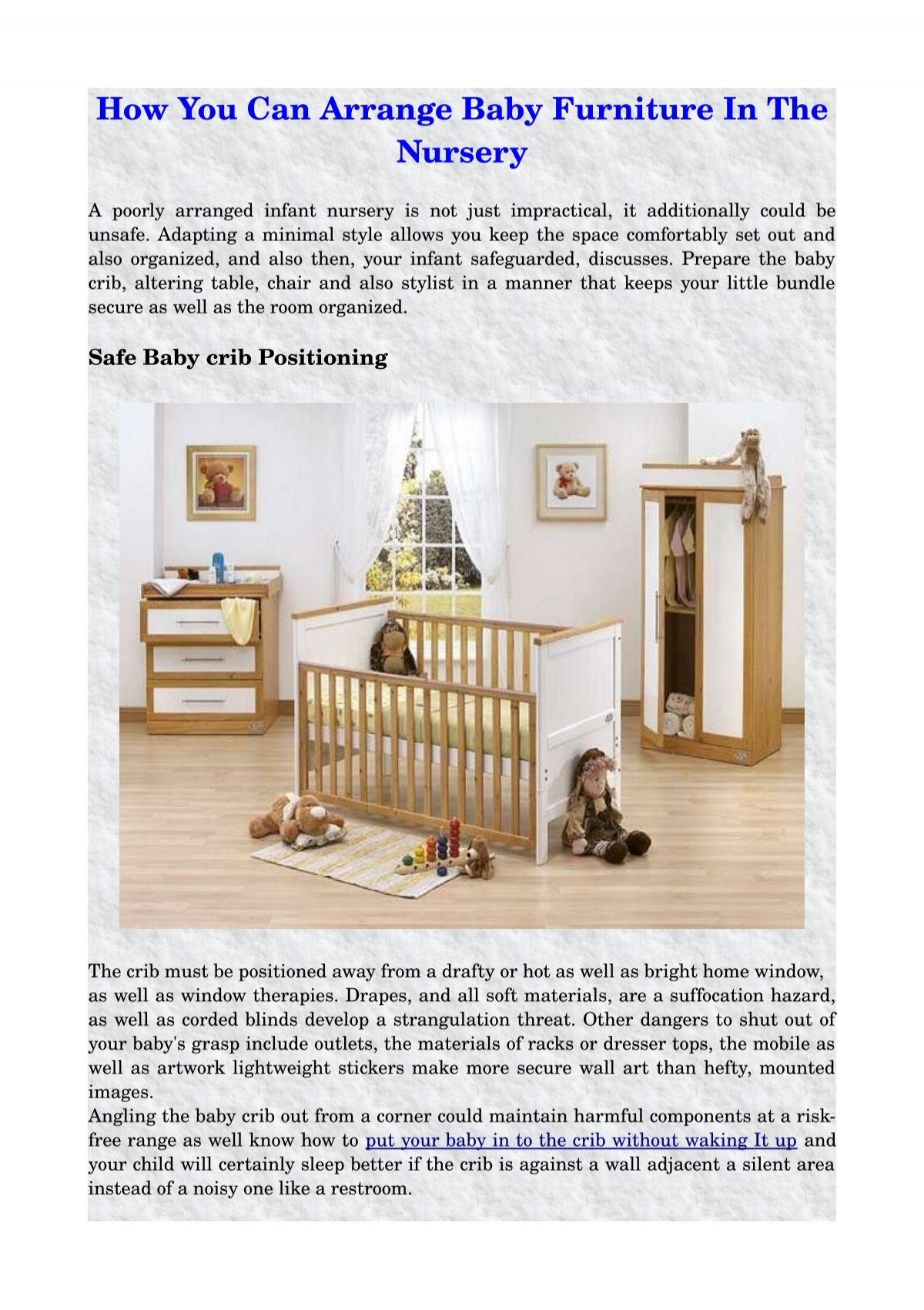 the range baby furniture