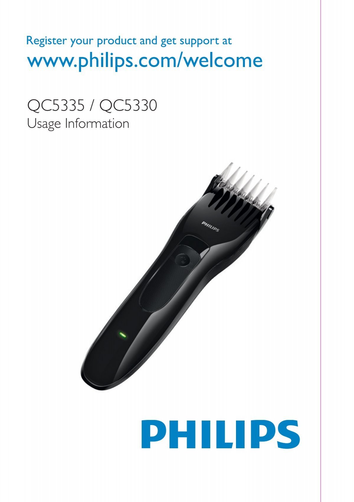 philips qc5330 hair clipper