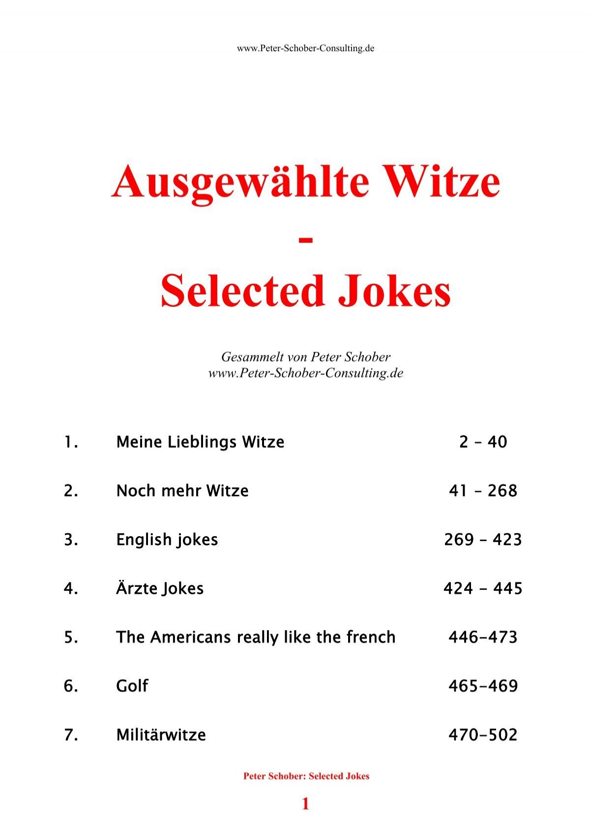 Ausgewählte Witze - Selected Jokes Consulting.html - - home