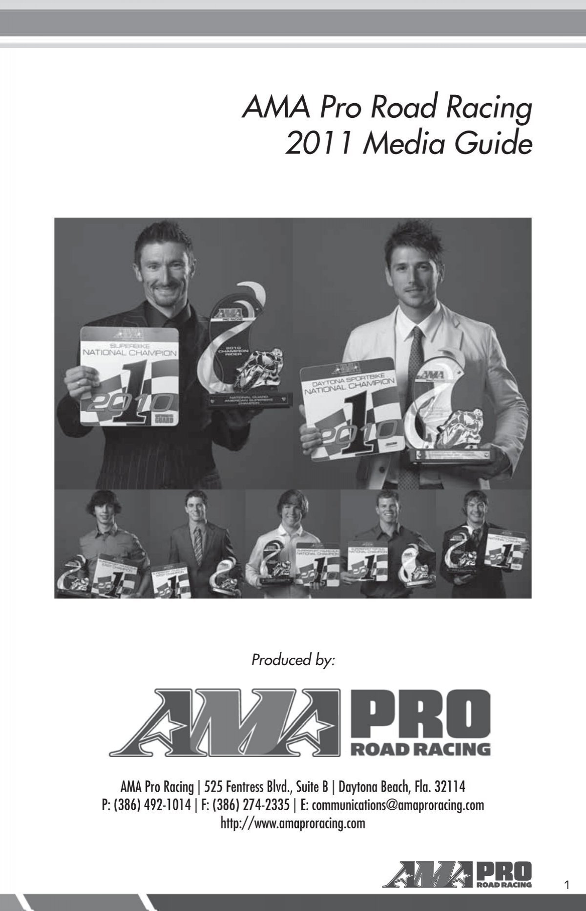 AMA Pro Road Racing 2011 Media Guide