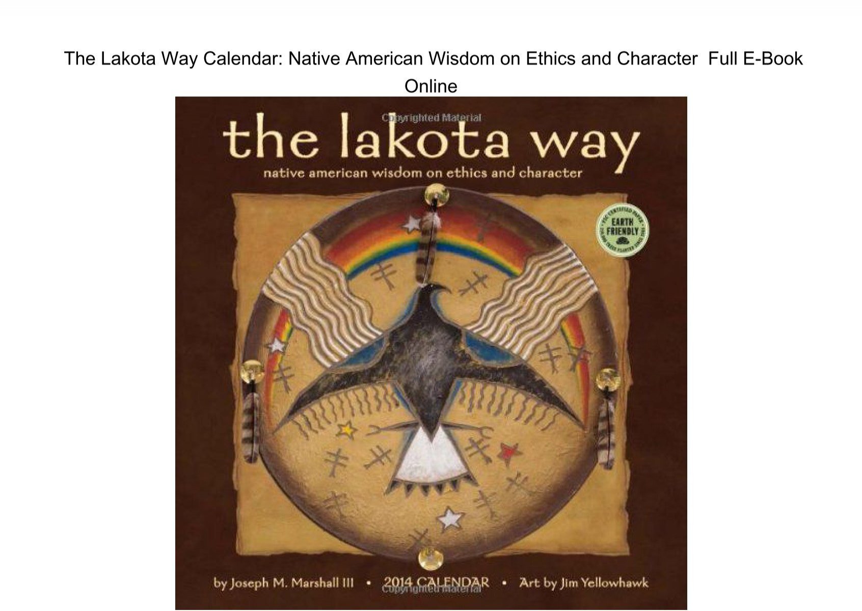 The Lakota Way Calendar