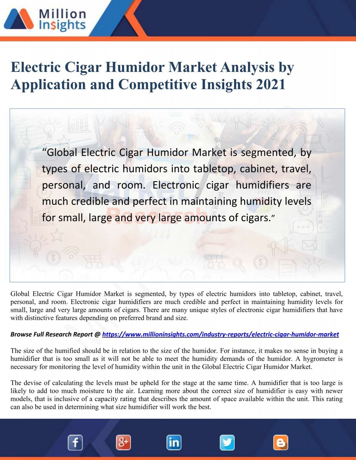 Best Room Humidifiers 2021 Electric Cigar Humidor Market Analysis by Application and 