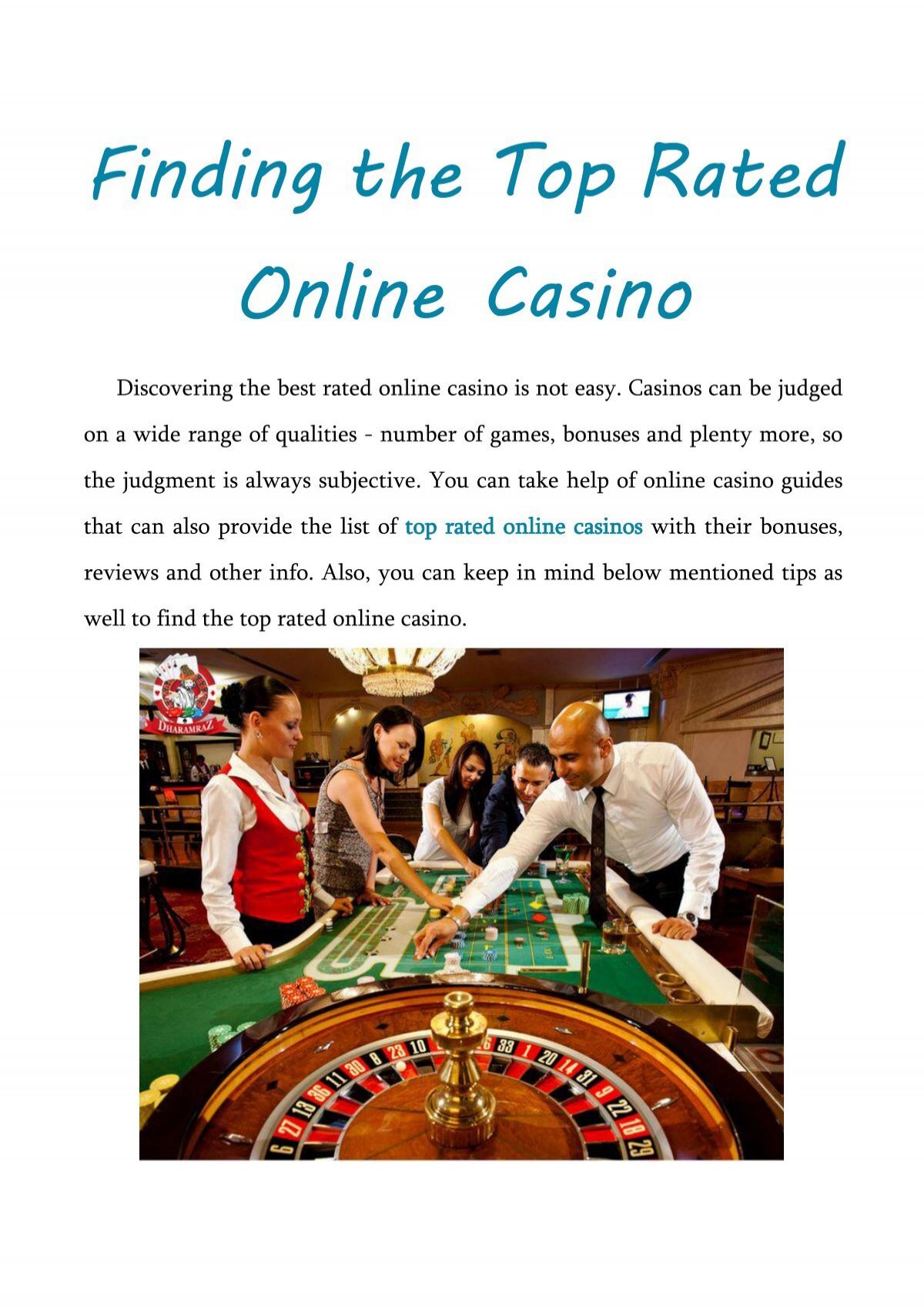 Top Online Casinos Find The Best