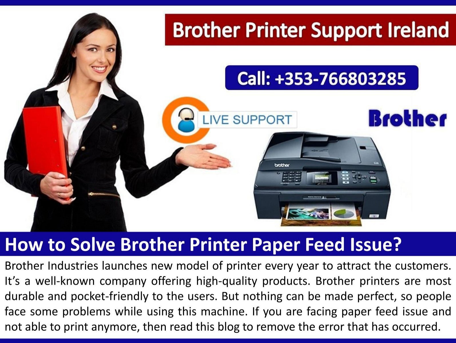 How To Solve Brother Printer Paper Feed Issue 9821