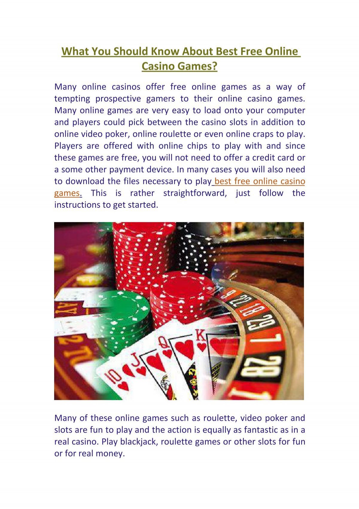 Video Roulette online, free