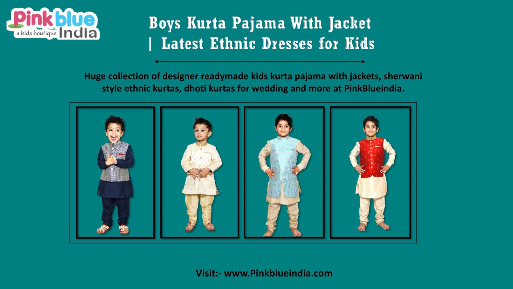 OORA Red & Navy Men's Traditional Indian Ethnic Wear Casual Straight  Regular Fit Kurta Pyjama Set -