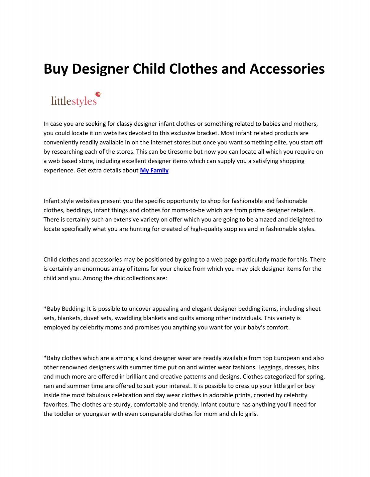 designer baby websites