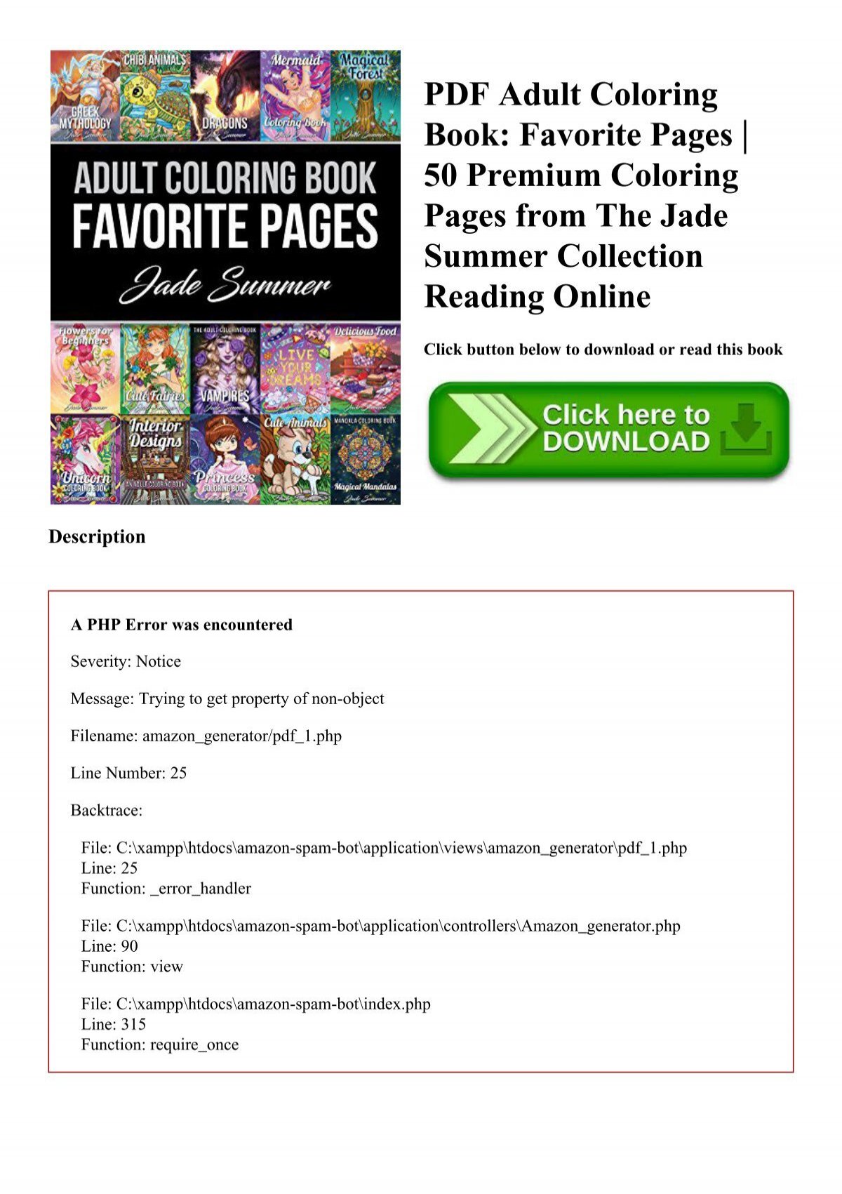 read pdf adult coloring book favorite pages 50 premium