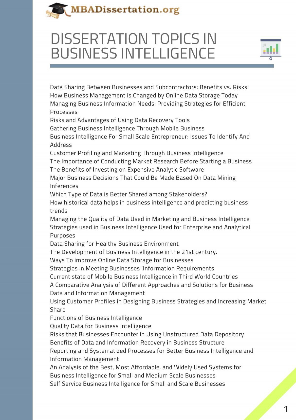 small business research topics