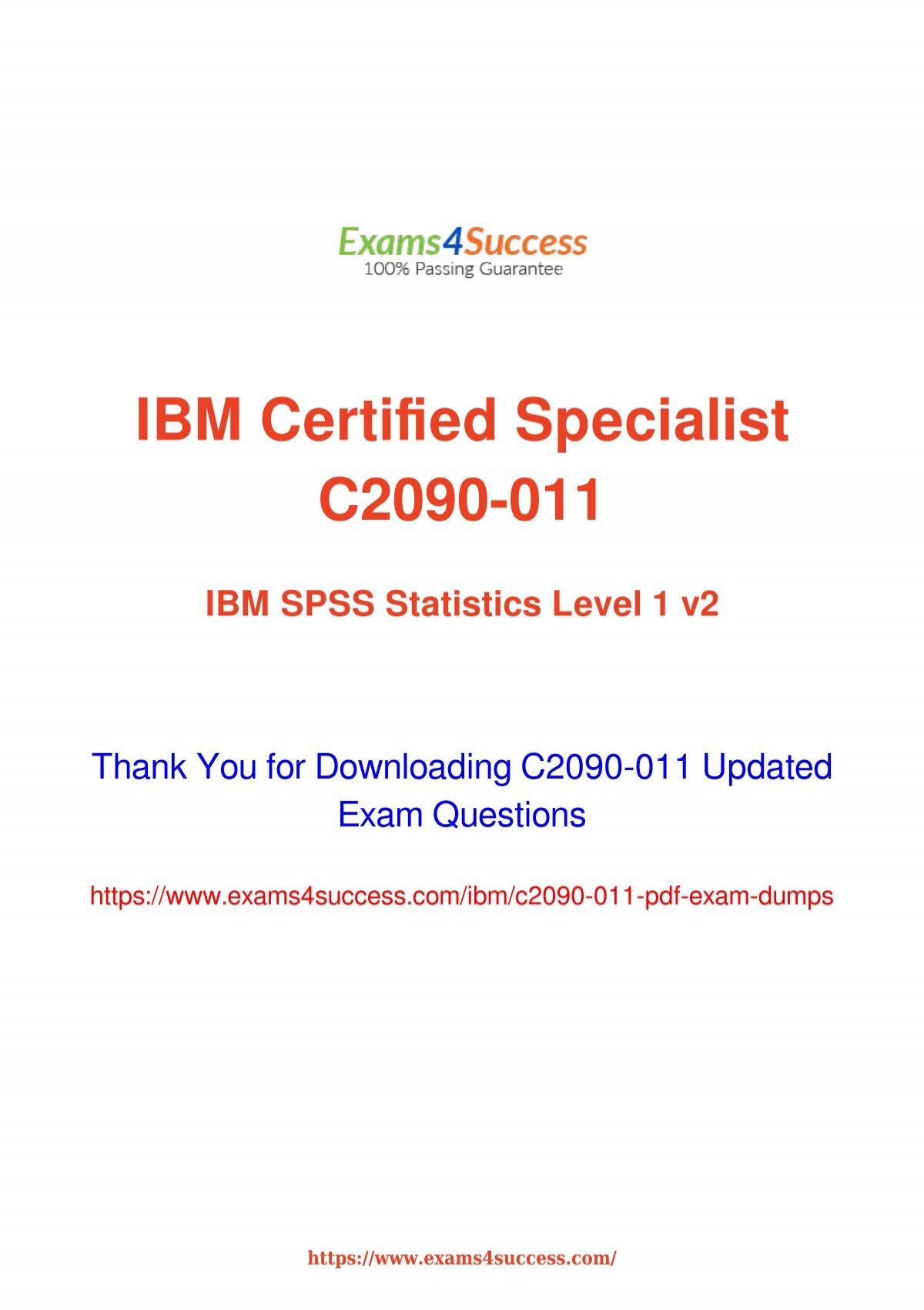IBM C2090 011 Exam Dumps 2018 NOV 100% Valid Questions