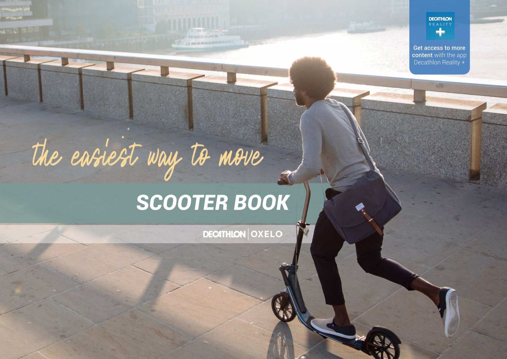 oxelo urban scooter